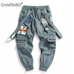Calça masculina Chaifenko 2023 Jogger lazer de calças esportivas Hip Hop Streetwear Raio de carga Foot Fashion Printing 230314