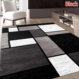 Carpets Geometric Carpet For Living Room Antislip Pattern Print Indoor Area Home Floor Mat Velvet Kids Bedroom Room Bedside Decor Rugs