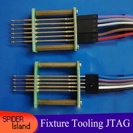 DIY Burning Test Kit Programming Download Burning Hand Pressed PCB Test Inspection Fixture Tooling JTAG 3-6pin 2.54mm /2.0mm