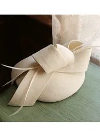 Hut mit geiziger Krempe, schicker Fascinator-Hut, Cocktail-Hochzeit, Kirche, Kopfbedeckung, Kentucky-Kopfbedeckung, Feder-Haarschmuck, 100 Wollfilz 230313