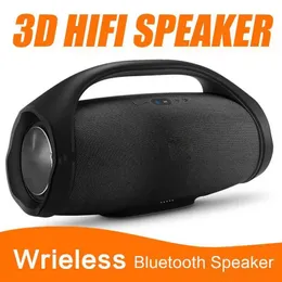 2023 utomhus Bluetooth -högtalare boombox ipx7 vattentät trådlös hifi bashandsfri bärbar musikljud stereo subwoofers
