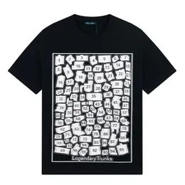 DUYOU Oversize-T-Shirt mit Vintage-Jersey-Waschungsbuchstaben, 100 % Baumwolle, T-Shirt für Herren, lässig, Basic-T-Shirts, Damen, hochwertige klassische Tops DY8967