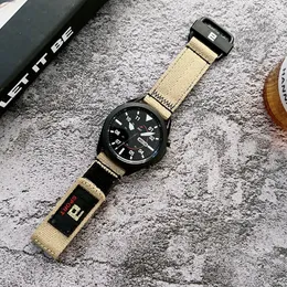 Samsung Galaxy Active 22mm 41mm 밴드를위한 Green Watch Bands Strap Nylon Bracelet Watch 5 Pro 4 20mm Classic 3 Band 40mm 남성 여성