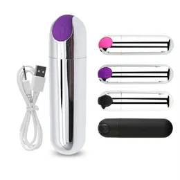 Sexy Toy Massagers 10 Speed G-Spot Bullet Vibrator for Women Discreet Portable Sex Toys Small Powerful Bullets Vibrator Mini waterproof Clitoral Stimulator