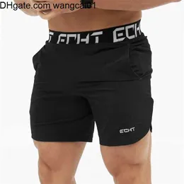 Wangcai01 남자 반바지 새로운 남자 피트니스 보디 빌딩 반바지 남자 여름 체육관 운동 ma breathab Quick Dry Sportswear Jogger Beach Short Pants 0314H23