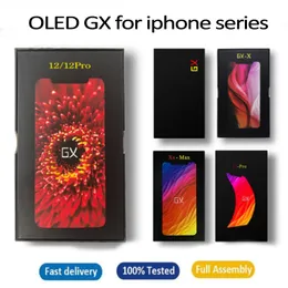 OLED GX LCD Wyświetlacz dla iPhone'a 13 12 11 11Pro Pro Max X XS Incell Touch Screen Digitizer Zespół wymiany