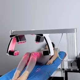Vertikale Freisprech-Diodenlaser-Physiotherapiemaschine zur Schmerzlinderung im tiefen Gewebe. Hochleistungs-Lasertherapie der Klasse IV LuxMaster Physio mit 635-nm-405-nm-Diode