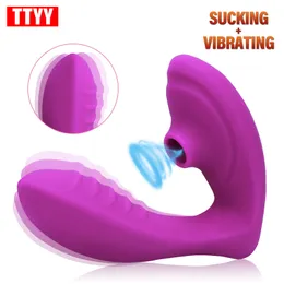 Vibratorer vagina suger vibrator 10 hastighet orals sugring klitoris stimulator leksaker för kvinna onani ual wellness 230314