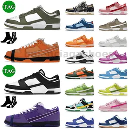 2023 scarpe da corsa per uomo donna piattaforma schiacciate sneakers panda nero bianco aragosta viola siracusa grigio nebbia costa unc dunky basso dhgate scarpe da ginnastica sportive da skate us 12