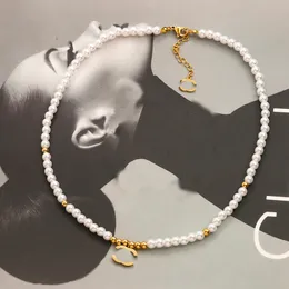 18 -karatowe złoto plisowane naszyjniki perłowe Choker Wiselant oświadczenie moda damska naszyjnik weselny akcesoria biżuterii
