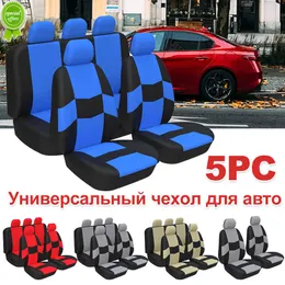 Ny Universal Full Set Blue Car Seat täcker Airbag och Split Bench Compatible för Honda 2020 för RAV4 för 2019 för Toyota för KIA för KIA