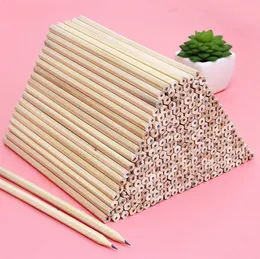 Lápis 100pcs/ lápis de madeira hb preto hexagonal não-tóxico lápis padrão fofo de papelaria