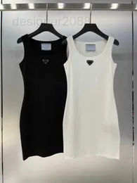 Casual Dresses Designer Dress Womens Little Black Skirt Summer Short Fashion ES Letter Printing For Women 2023 New BodyCon Vest Q1m4