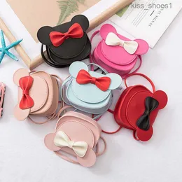 2019 Girl Coin Purse Handbag Childrenウォレット小さなコインボックスバッグかわいいマウス弓弓お金のバッグベビーショルズ財布