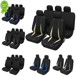 Ny uppdatering 9 stycken bilstol täcker universal bilstolskydd med krockkudde kompatibelt för Opel för Nissan March för Gazelle