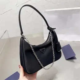 Vrouw Nylon handtas designer tas schoudertas luxe hobo handtassen kleine portemonnee bakken Chain Diamond Triangle 5A