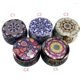 Gift Wrap Scented Tea Box Candle Pot Small Golden European Creative Wedding Candy Tin SN2930