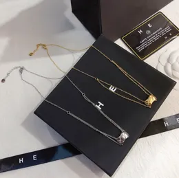 Luksusowy projekt Diamentowe naszyjniki projektant biżuterii wisiant Naszyjnik Moda Young Style Długie łańcuch