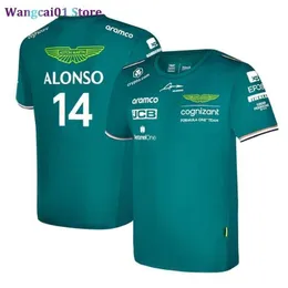 Wangcai01 DIY T-shirt 2023 Alonso Aston Martin F1 3D Printing T-shirty Męskie damskie sportowe moda T-shirty T-shirty dla dzieci T-shirt Formuła 1 wyścig 0315H23