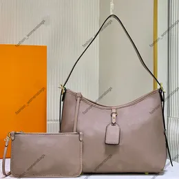 3A Qualidade Mulheres Designers Bolsas Em Relevo Carta Tote Bolsas Canvas Zippered Bolsa Sacos de Compras Marrom Flor Crossbody Bolsa De Couro Guarnição De Duas Peças Set 46289