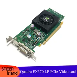 Original nVidia Quadro FX 370 LP 256M PCI-E DMS 59 Professional Graphic card FX370 Video Card Warranty 1years