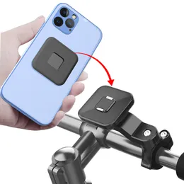 Магнитный держатель для телефона на велосипеде, крепление на руль мотоцикла, быстрое крепление/отсоединение для смартфонов iPhone 15 14 13 Pro Max Samsung Google
