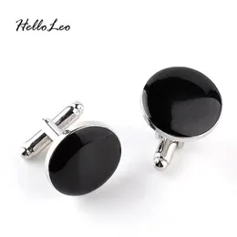 Simple Black& White button Top quality Men's Luxurious Cufflinks Wedding &Business French Fashion Cuff links Men Cufflinks