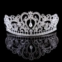 2023 Cristais bling coroas de casamento Cabeças de cabeça de jóias de diamante de diamante de diamante de diamante para a cabeça da coroa de cabelos Tiara Tiara