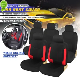 New Car Front Seat Covers With Mesh 3MM Car Products Seat Cover Exterior Parts Side Red Bird's Eye For fordfocus For transporter T4