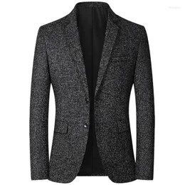 Men's Suits Mens Suit Jackets Men's Spring Autumn Slim Fit Blazers Stylish Formal England Jacket Male Casual Outerwear