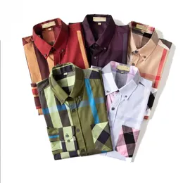Projektanci sukienki męskie koszule moda biznesowa Koszulka Mężczyźni Mężczyźni Spring Slim Fit Shirts Chemises de Marque Pour Hommes Chemise M-4xl 841849829