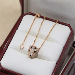 Panthere kolye için kadın tasarımcı için adam elmas zümrüt ince gümüş altın kaplama 18k t0p kalite en yüksek sayaç kalite klasik stil yıldönümü hediyesi 006