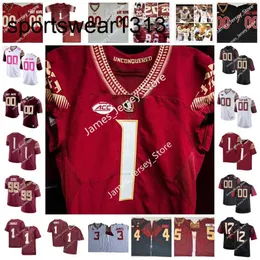 2022 NCAAカレッジフットボールジャージー3ダーウィンジェームズ12 Deondre Francois 5 Jameis Winston 2 Deion Sanders 3 Cam Akers Dalvin Cook Charlie Ward