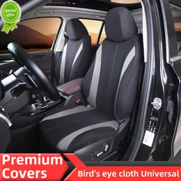 Novos capas de banco dianteiro de carro 2pcs com malha de 3 mm de carro, capa de assento peças externas lateral com jacquard cinza para toyota-camry audi