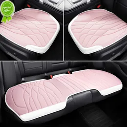 Ny 3D Ice Silk Car Seat Cover Breattable Luxury Chair Interior Seat Cushion Universal Front/Bak Seat Back Anti-Scid Protector Mats