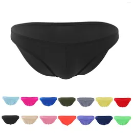 Underpants Men's Sexy Briefs Dailywear Qucik-dry Underwear Pouch Cuecas Man Panties Thongs Mesh Gay Slip Homme String Colorful