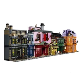 Blocks DIY 5544pcs Diagoned Alley Building Kits Bricks Classic Movie Series Model Kids Toys For Children Gift 10217 75978 230314