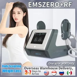 emslimming最新のRF機器Emszero Nova 14 4ハンドル付きTesla Hi-EMTマシン脂肪筋筋の運動を刺激する