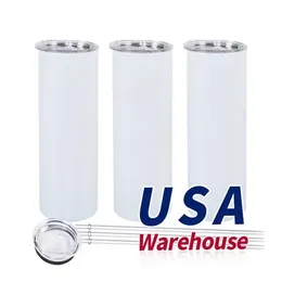 US Wreshouse 20oz Tazze dritte Sublimazione in acciaio inossidabile Bicchieri isolati Bicchieri Tazze Bottiglie d'acqua sportive ss0315