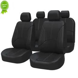 New PU Leather Car Seat Cover Set Universal Fit Most Cars Auto Chair Protector Pad Comfort Car Seat Cushion Mat for NISSAN For HONDA