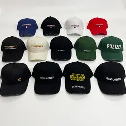 Wide Brim Hats Bucket Good Quality White Vetements Fashion Baseball Cap Men 1 1 Women Embroidery VTM Caps Selling 230314