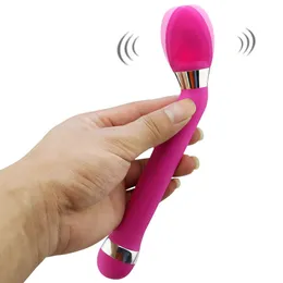 Vibratoren G-Punkt Klitoris Massage Analdildo Vibrator Erwachsene Sexspielzeug Weiblicher Masturbator Wasserdichtes Silikon 18 230314