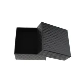 Favor Holders Jewelry Box 7.3*7.3*3.5 cm Necklace Ring Box for black Colors Packaging Gift Boxes Earring Display Black Sponge