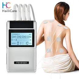 Foot Massager 15 lägen EMS Electric Muscle Stimulator TENS Fysioterapi Puls Full Body Machine Relief Health Care Device 230314