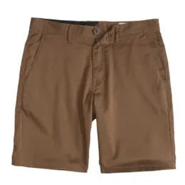 Mäns shorts män skridskor chino shorts Brown G230315