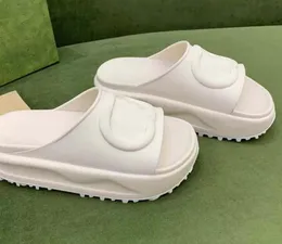 2023 Pantofole stile sandali da donna di design di lusso Pantofole con suola spessa antiscivolo con suola morbida in pietra da 5 cm