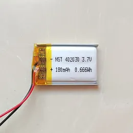 10st per parti Li Polymer Battery 402030 3.7V 180mAh Lipo litiumbatterier för leksaker MP5 GPS