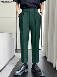 Herrenhosen Mode Männer Hosen Einfarbig Jogger Streetwear Koreanischen Stil Freizeit Hosen Männer Lose Taschen Casual Hosen S-5XL INCERUN 230316