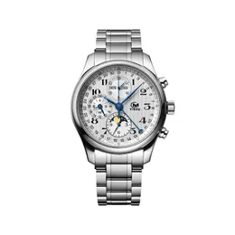 Longines Classic BP-Factory AA Watch Automatic Men Multifunction Watch Sun Moon Star Show مناسب لتصميم مقاوم للماء لحفلات العمل