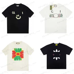 Men's T-Shirts 2023 Newly listed Summer Italy brands cotton letter printing T shirts Fashion Mens Short Sleeve two G Graphic Customize Women brands Clothes T230316